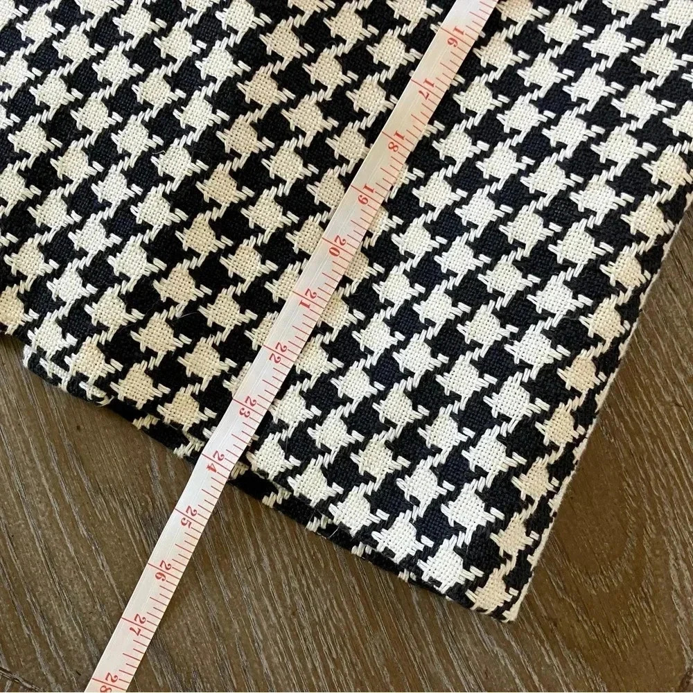 Dana Buchman Woven Houndstooth Pencil Skirt - Picture 4 of 7